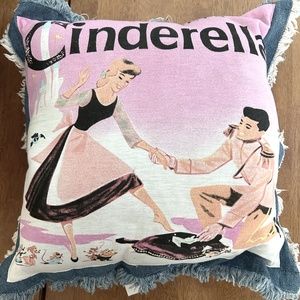 Vintage Disney Cinderella Pillow - New w/tags